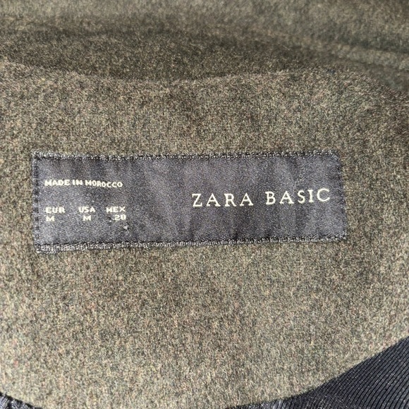 Zara Military inspired Premium Tailored Long Wool Blend Coat - Picture 11 of 11